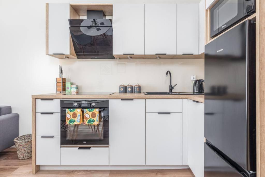 Modern Riverside Apartment With Free Parking Space Szczecin Luaran gambar
