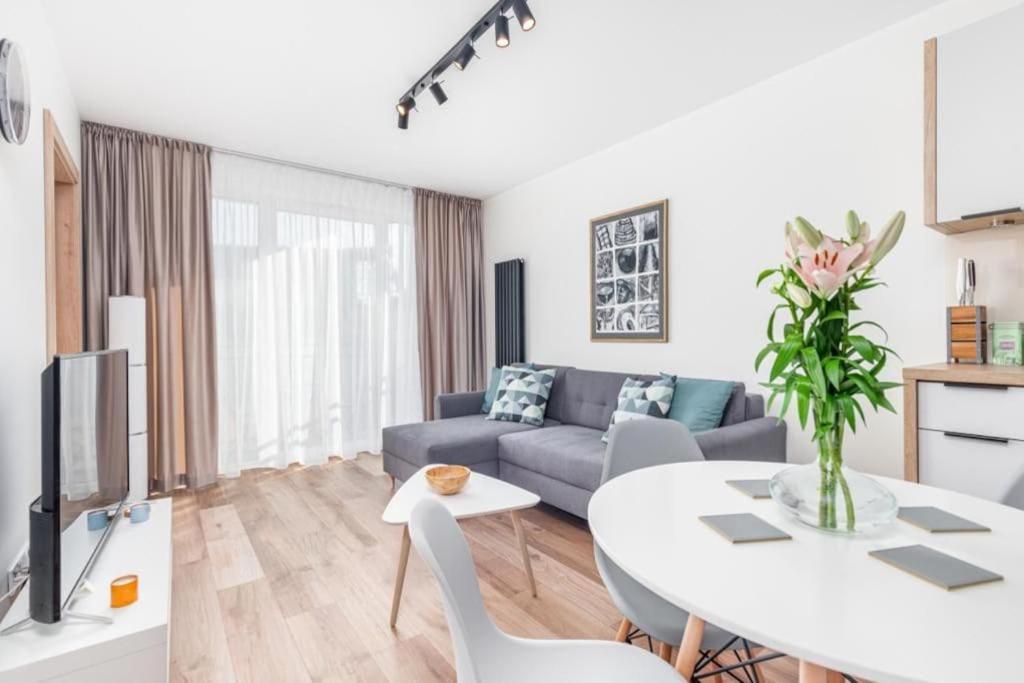 Modern Riverside Apartment With Free Parking Space Szczecin Luaran gambar