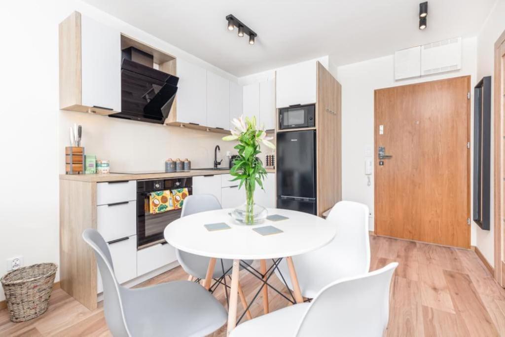 Modern Riverside Apartment With Free Parking Space Szczecin Luaran gambar
